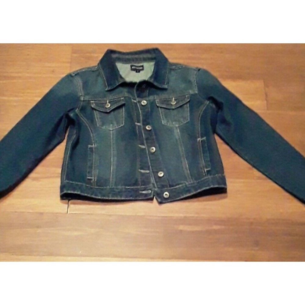 Womens Jacket, Ranbeeri Denim Blue Jacket  Coat Women's Size Large